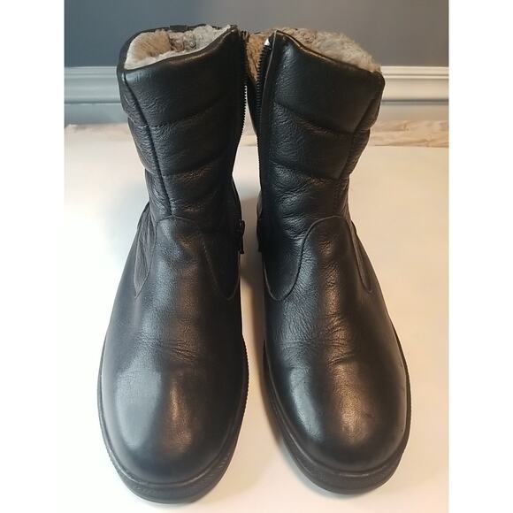 Gently Worn Northwest Territory Men\'s Black Leather Lined Dress Boots Size 10 main image 7